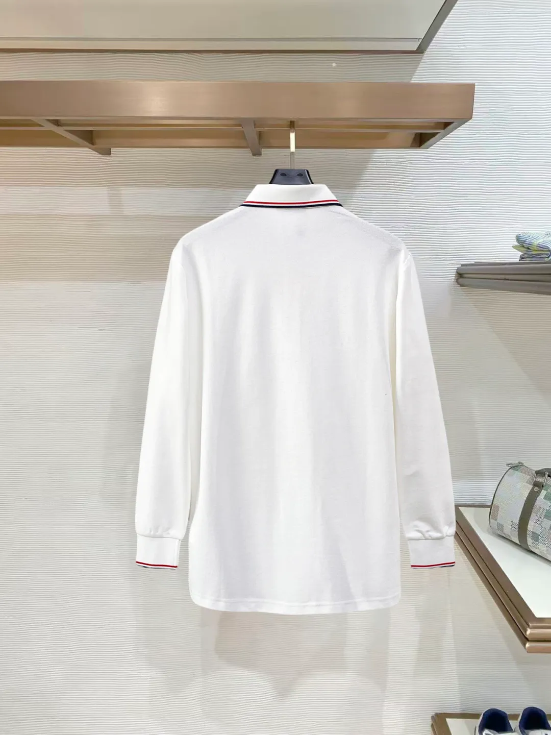 MONCLER New Arrival Polo Same Style 260 ， Factory New Arrival Versatile : Black White Royal Blue Gray Size：S-XXL